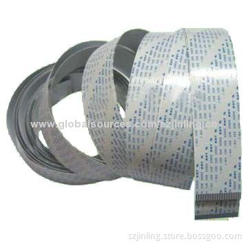 125mm pitch FFC cable UL20624, 4P-40P length 100mm